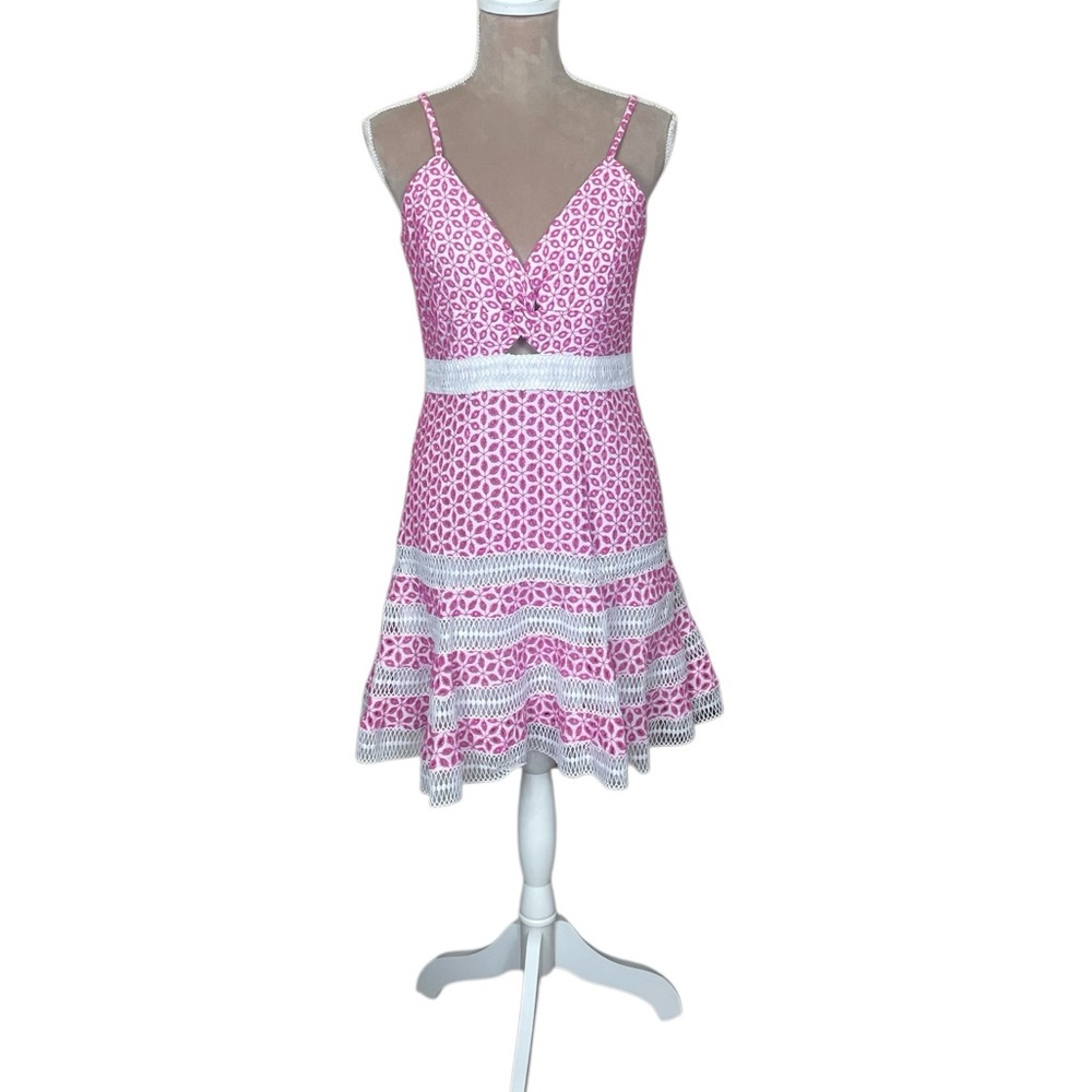 Bardot “Camille” Twist Front Eyelet Dress - Picture 5 of 11